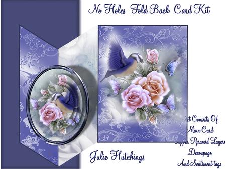 Blue Bird Flutters No Holes Fold Mini Kit