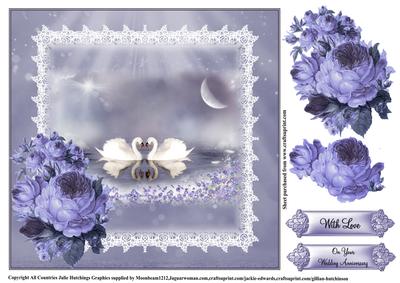 Reflections of Love Card Topper