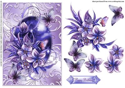 Beautiful Winter Flora in a Shimmering Frame