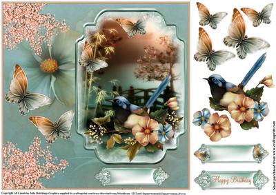 Beautiful Tranquil Moments 8x8 Topper