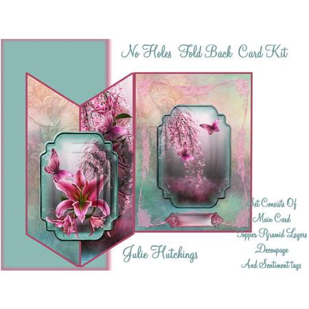 Beautiful Cherry and Lily Blossom No Holes Fold Mini Kit