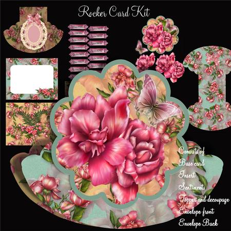 Gorgeous Shabby Chic Wobble Card Kit