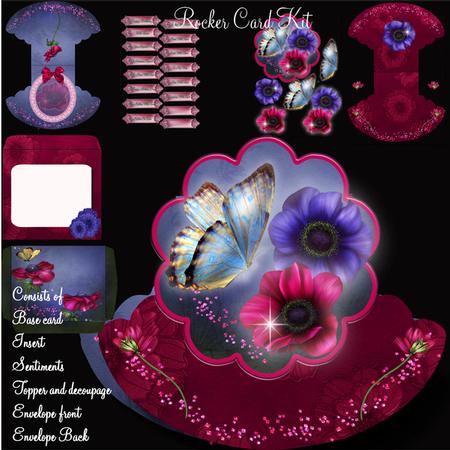 Wonderful Anemone Rocker Card Kit