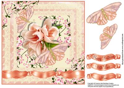 Stunning Peach Magnolia Topper
