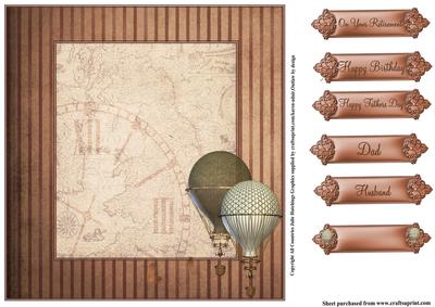 Insert to Compliment Steampunk Hot Air Balloons
