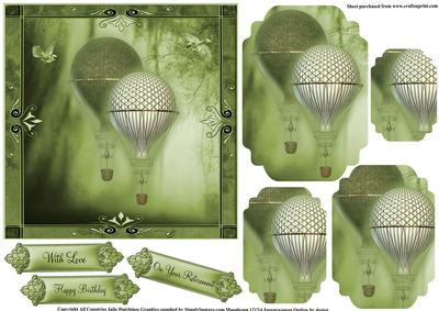 Masculine Hot Air Balloons in the Morning Mist