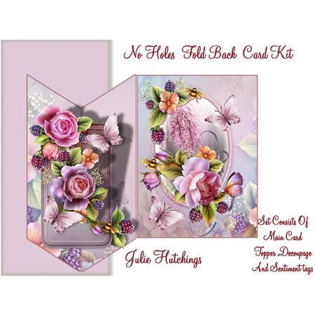 Gorgeous English Roses No Hole Fold Card Mini Kit