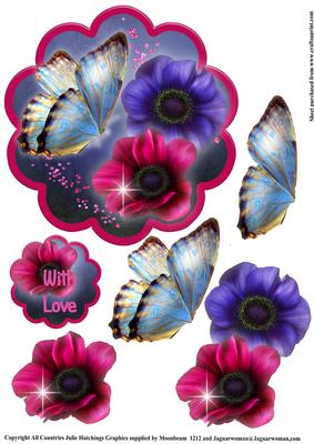 Gorgeous Anemone Scalloped Topper