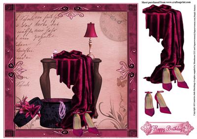 The Silky Pink Boudoir Topper