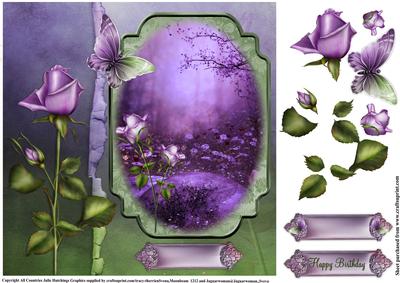 Beautiful Lilac Rose Enchanted