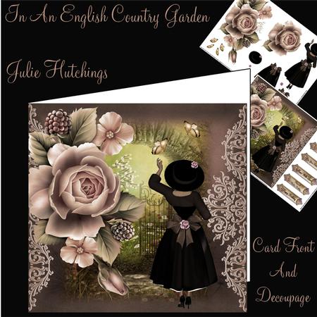 In an English Country Garden Vintage 1950's Style