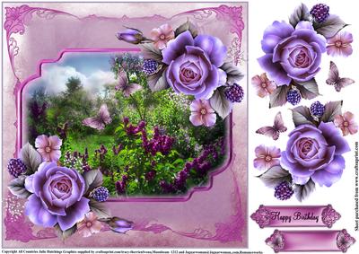 The Beautiful Lilac Rose Gardens