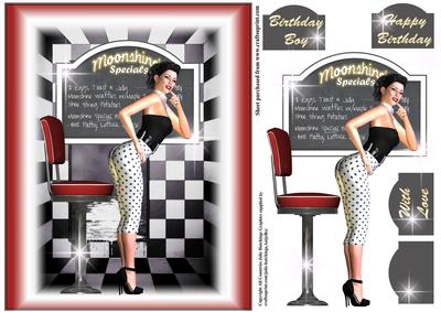 Polka Dot Pin Up Girl