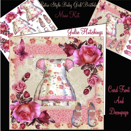 Retro Style Baby Girl/birthday Mini Kit