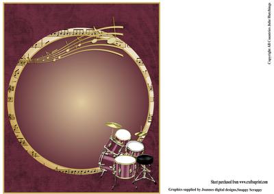 Insert to Compliment Drum Card Front