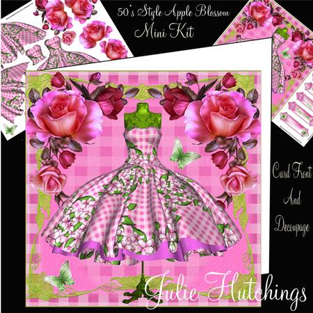 1950's Apple Blossom and Rose Boutique Mini Kit