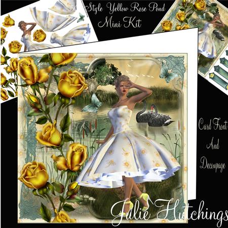 1950's Style Yellow Rose Pond Mini Kit