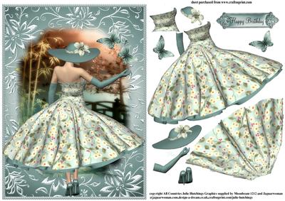 The Butterfly Stroll 50's Lady