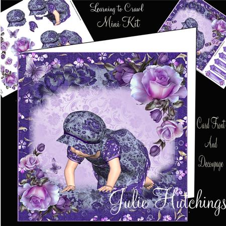 Learning to Crawl Card Front Mini Kit