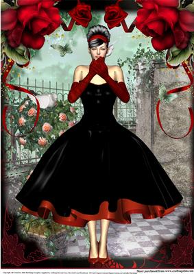 1950's Style Into the Rose Patio A4