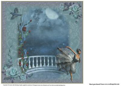 Insert to Compliment Vintage Ballet Blue and Teal