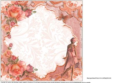 Insert to Compliment Peach Flapper Dress