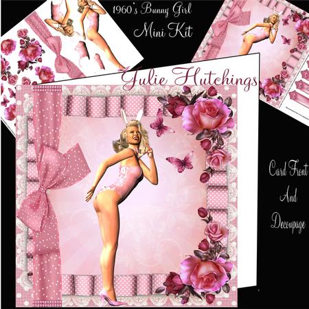 1960's Bunny Girl in Pinks Mini Kit