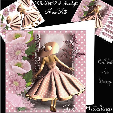 1950's Moonlight and the Polka Dot Pink Dress