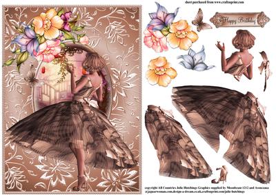 Gorgeous 50's Beauty in Bronze and Browns Topper