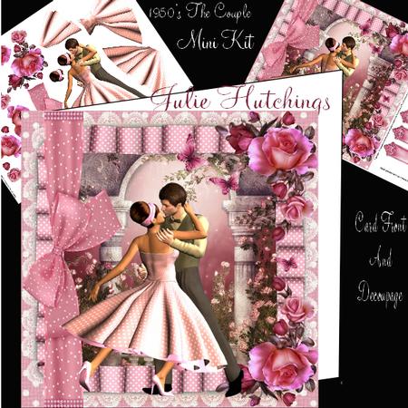1950's the Couple Card Front Mini Kit
