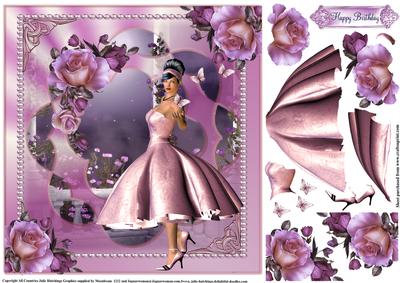 The 1950's Pink Silk Dress Topper