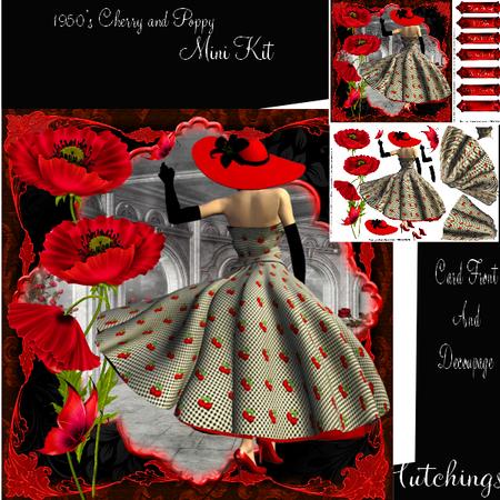 1950's Cherry Blossom Belle! Mini Kit