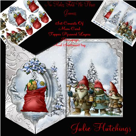 No Holes Fold We Three Gnomes Mini Kit