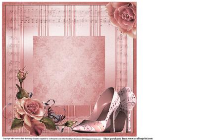 Insert to Compliment Dusky Pink Music Shoes
