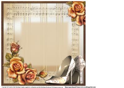 Insert to Compliment the Music Shoes
