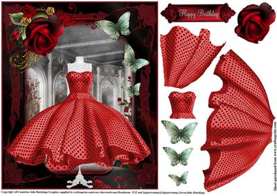 Beautiful Ruby Red Dress