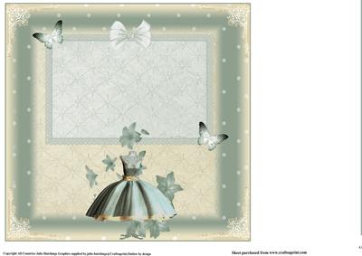 Insert to Polka Dot Teal Dress Topper