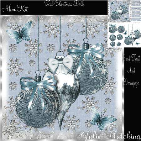 Beautiful Christmas Tree Balls in Blue