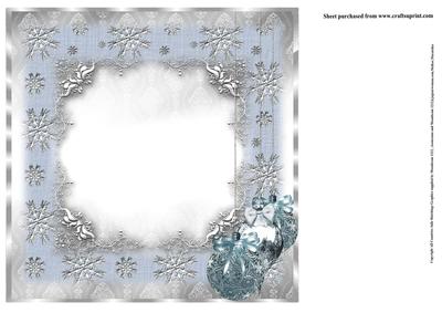 Insert to Compliment Christmas Ball Decorations