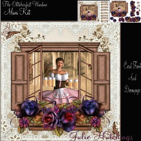 The Oktoberfest Window Card Front Mini Kit