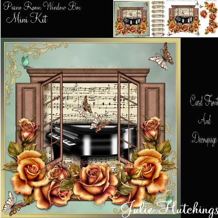The Piano Room Window Box Card Front