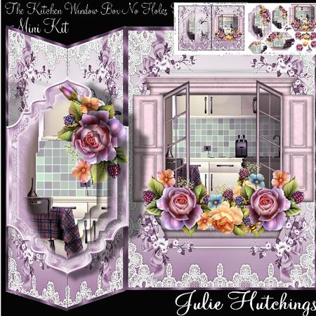 The Kitchen Window Box No Holes Fold Card