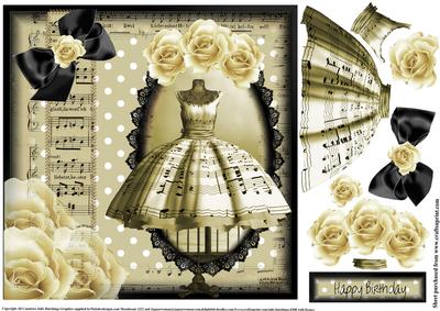 Gorgeous Polka Dots and the Music Dress Topper