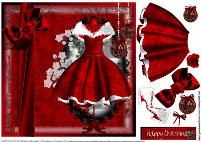 The Red Christmas Dress Topper