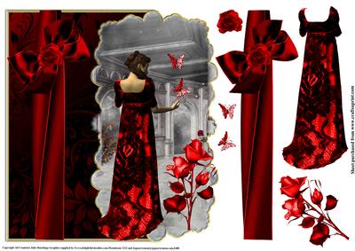 Shaped Over the Edge Regency Red