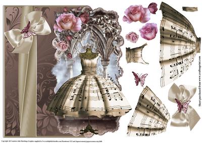 Shaped Over the Edge the Music Dress