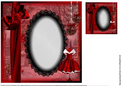 Insert to Compliment the Red Christmas Dress