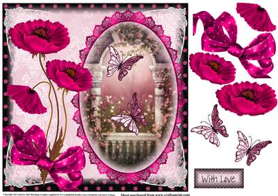 The Flutters and the Hot Pink Poppy's
