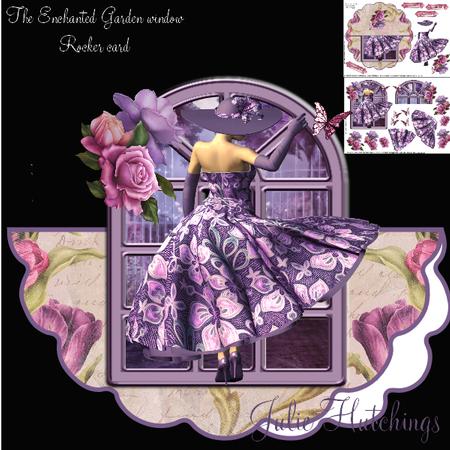Enchanted Garden Window Rocker Card Kit