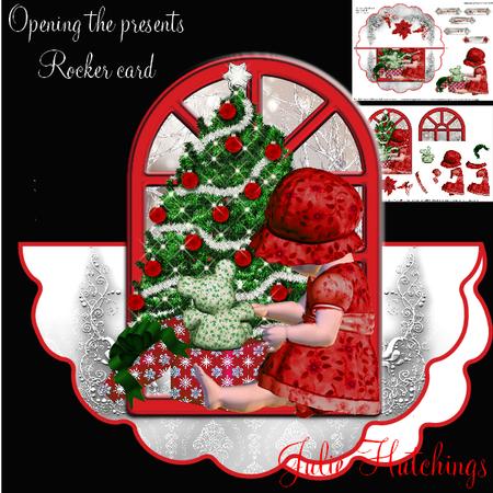 Opening the Presents Rocker Card